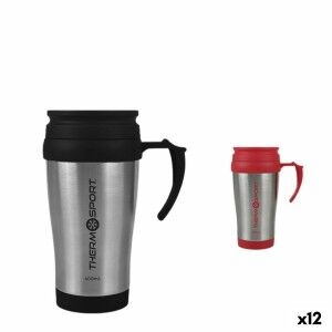 Thermal Cup with Lid ThermoSport Travel Red 400 ml (12 Units)