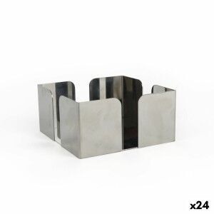 Napkin holder My Bar Steel 12 x 12 x 6 cm (24 Units)