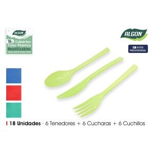 Disposable Cutlery Algon (24 Units)