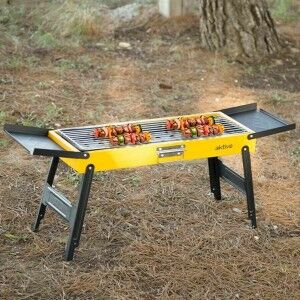Barbecue Portable Aktive Acier 89 x 32 x 22 cm Jaune
