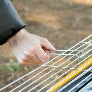 Barbecue Portable Aktive Steel 89 x 32 x 22 cm Yellow