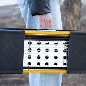 Barbecue Portable Aktive Steel 89 x 32 x 22 cm Yellow