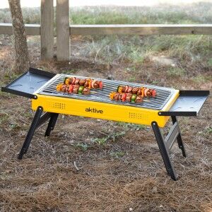 Barbecue Portable Aktive Steel 89 x 33 x 33 cm Yellow
