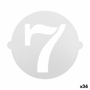 Cake stencil Algon Number 7 36 Units