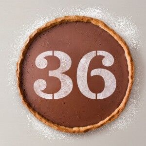 Cake stencil Algon Number 6 36 Units |  Decoration, accessories and...