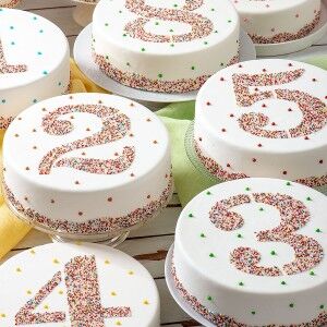 Cake stencil Algon Number 9 36 Units