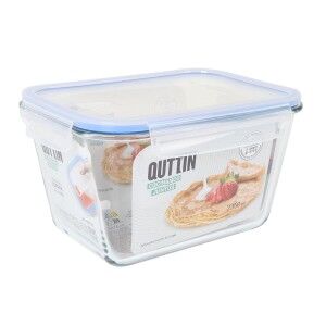 Lunch box Quttin Rectangular 2,35 L (6 Units)