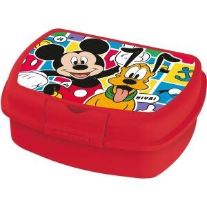 Lunchbox Mickey Mouse CZ11370 Red Plastic |  Lunch boxes, food cont...