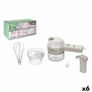 Rechargeable Portable Mini Chopper Kiwi 200 ml (6 Units)