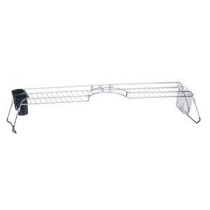 Extendable Dish Drainer for Sink Kinvara Black Silver 44 x 11 x 16 cm (4 Units)