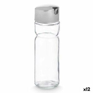Cruet Vivalto Transparent Silver Metal Crystal Plastic 180 ml 4,6 x...
