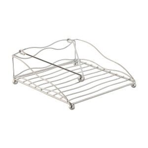 Serviettenring Home ESPRIT Silberfarben Metall 19 x 19 x 7 cm