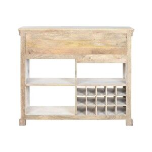 Bottle rack Home ESPRIT White 120 x 40 x 98 cm