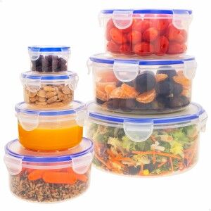 Set of Stackable Hermetically-sealed Kitchen Containers Max Home 23...