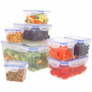 Set of Stackable Hermetically-sealed Kitchen Containers Max Home 27...