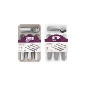 Cutlery Quttin Plastic 16 Pieces 17 Pieces (6 Units)