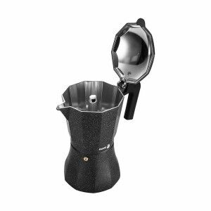 Italian Coffee Pot Fagor TIRAMISU 6 Black Aluminium