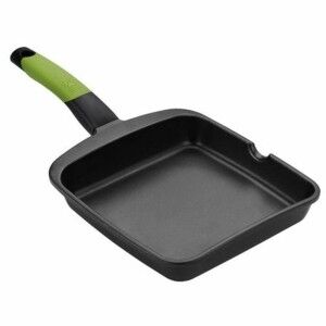 Griddle Plate BRA A121459 Black Metal Aluminium Ø 28 cm