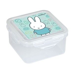 Boîte à lunch Miffy Friends Bleu Polyester 13 x 7.5 x 13 cm