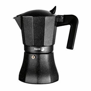 Italienische Kaffeemaschine Fagor TIRAMISU 3 Schwarz Aluminium