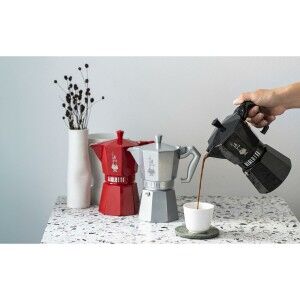 Italian Coffee Pot Bialetti MOKA EXCLUSIVE Black Aluminium 3 Cups