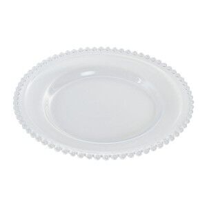 Flat Plate Home ESPRIT Transparent Crystal 27 X 27 X 2,6 CM |  Plat...