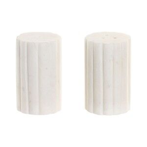 Salt and Pepper Shakers Home ESPRIT White Urban 4,5 x 4,5 x 8 cm | ...