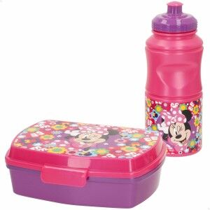 Boîte à lunch Minnie Mouse 380 ml 17 x 5,5 x 13,5 cm Bouteille (6 Unités)