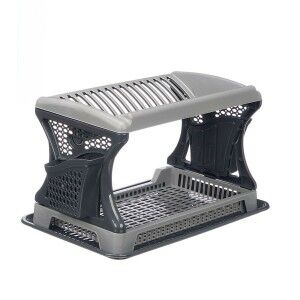 Draining Rack for Kitchen Sink Kinvara Grey 47,5 x 30 x 27,5 cm |  ...