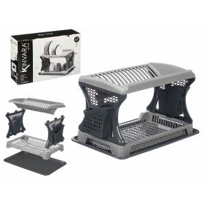 Draining Rack for Kitchen Sink Kinvara Grey 47,5 x 30 x 27,5 cm |  ...
