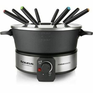 Fondue Set Taurus FF2 Schwarz Silberfarben 1000 W