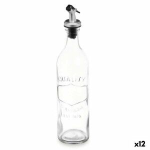 Cruet Vivalto Transparent Glass Silicone polypropylene 500 ml (12 U...