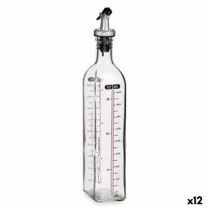 Cruet Vivalto Transparent Glass Silicone polypropylene 500 ml (12 U...