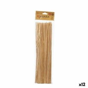 Bamboo toothpicks Kinvara Natural 30 cm 85 Pieces (12 Units) |  Kni...