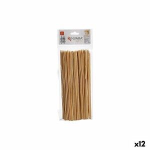 Bamboo toothpicks Kinvara Brown Bamboo 20 cm 85 Pieces (12 Units) |...