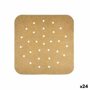 Air fryer paper Inde 23 cm (24 Units) |  Fryers   | Chef Up