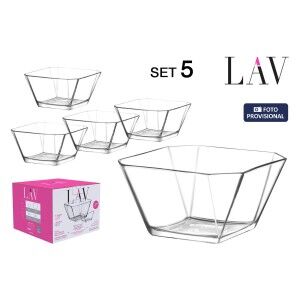 Salad Bowl LAV Karen 4 Pieces (4 Units) |  Lunch boxes, food contai...