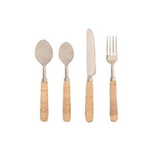 Cutlery Home ESPRIT Silver Natural Stainless steel Rattan 4,5 X 2 X...