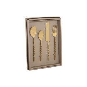 Cutlery Home ESPRIT Golden Stainless steel 4,5 X 2 X 21 CM 16 Piece...