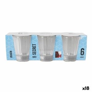 Set of Shot Glasses Arcoglass Secret 50 ml 6 Pieces (18 Units) |  G...