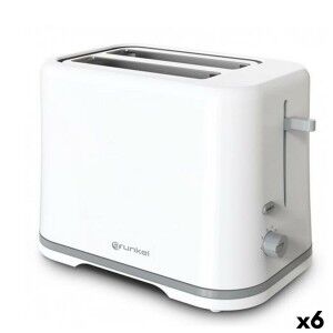 Toaster Grunkel Weiß 870 W 6 Stück