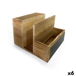 Mehrzweck-Organizer My Bar Holz 14,5 x 18 x 12 cm (6 Stück) |  Gewü...