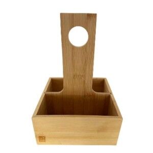 Bamboo Spice Rack My Bar Bamboo 15 x 15 x 22 cm (12 Units) |  Spice...