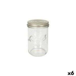 Jar Le Parfait Wiss Transparent Golden 500 ml Hermetic (6 Units) | ...