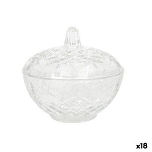 Glass Jar Inde Sisi Transparent (18 Units) |  Lunch boxes, food con...