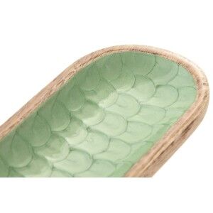 Snack tray Home ESPRIT Green Natural Modern |  Plates, platters and...