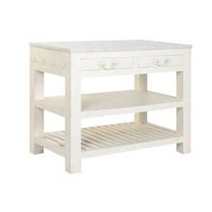 Occasional Furniture Home ESPRIT White 119 x 70 x 93 cm |  Kitchen ...