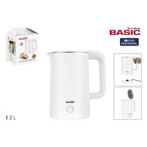 Wasserkocher Basic Home Weiß 1500 W 2 L (6 Stück) |  Wasserkocher  ...