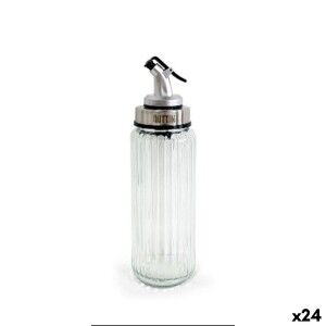 Cruet Quttin OTTICO Transparent Silver Glass 250 ml (24 Units) |  S...