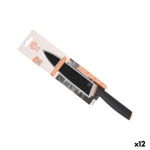 Küchenmesser MasterChef Schwarz Silberfarben Edelstahl 20 cm (12 St...
